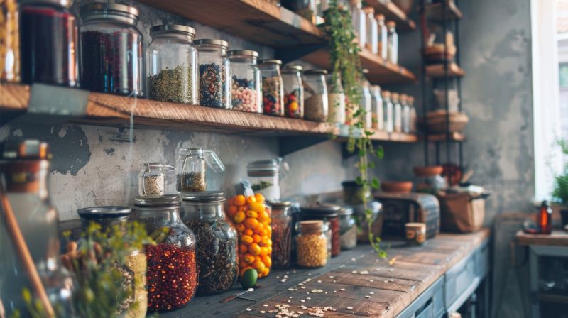 Maximizes kitchen storage space